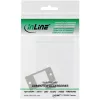 InLine Keystone SNAP-In laikiklis, viengubas, metalinis, plokščiam paviršiui