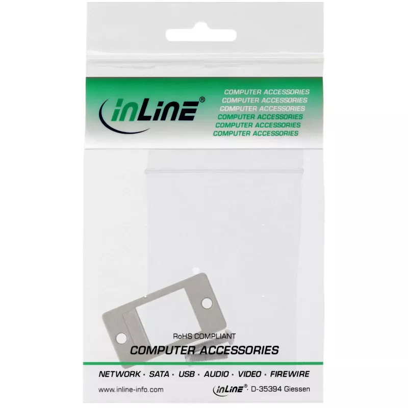InLine Keystone SNAP-In laikiklis, viengubas, metalinis, plokščiam paviršiui