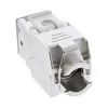 InLine Keystone RJ45 lizdas, ekranuotas, Cat.6A, pilkas, 8 vnt.