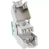 InLine Keystone RJ45 lizdas, ekranuotas, Cat.6A, žalias, 8 vnt.
