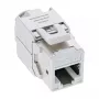 InLine Keystone RJ45 lizdas, ekranuotas, Cat.6A, baltas 8 vnt. pakuotė