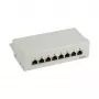 InLine Patch Panel Cat.6 8 prievadų darbastaliui pilkas RAL7035