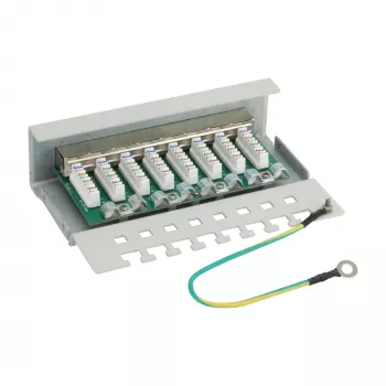 InLine Patch Panel Cat.6 8 prievadų darbastaliui pilkas RAL7035