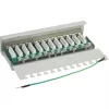 InLine Patch Panel Cat.6 12 prievadų stalas/siena montuojamas šviesiai pilkas RAL7035