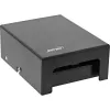 InLine Desktop Consolidation Point Box 4x Keystone RJ45, metalinis, juodas RAL9005