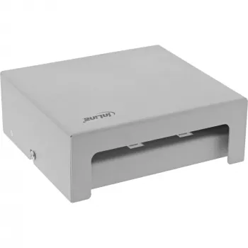 InLine Desktop Consolidation Point Box 6x Keystone RJ45, metalinė, RAL7035