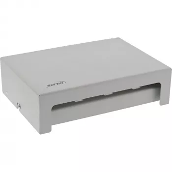 InLine Desktop Consolidation Point Box 8x Keystone RJ45, metalinis, RAL7035