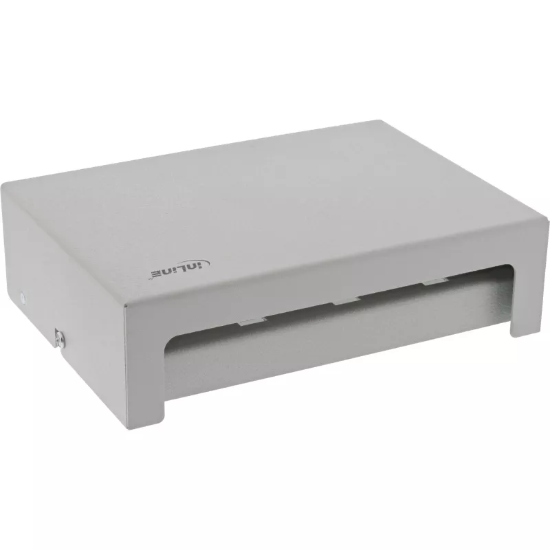 InLine Desktop Consolidation Point Box 8x Keystone RJ45, metalinis, RAL7035