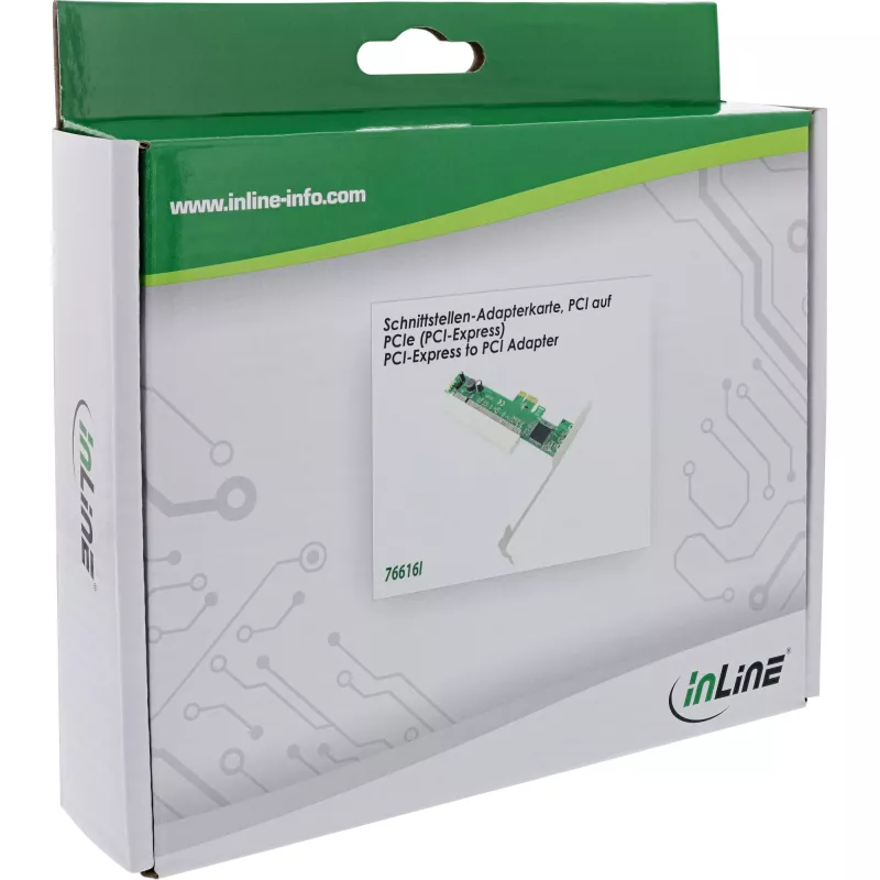 InLine PCI adapter į PCIe kortelę 76616I