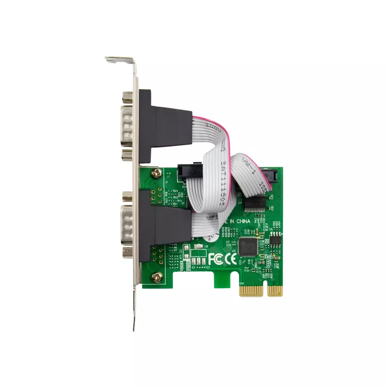 InLine sąsajos plokštė 2x Serial 9 kaiščių PCIe PCI-Express vyriška