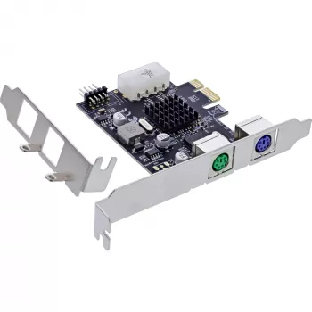 InLine 76620P sąsajos plokštė 2x PS/2 USB header PCIe vyriškas 0.48 Gbit/s