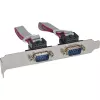 InLine PCIe sąsajos plokštė 1 prievadas lygiagretus 25 kontaktų + 2 prievadai nuoseklūs 9 kontaktų