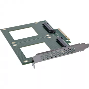 InLine 76660P Vidinė U.2 adapterio PCIe kortelė, vyriškoji jungtis, 4 Gbit/s, 3.3 V