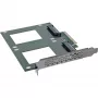 InLine 76660P Vidinė U.2 adapterio PCIe kortelė, vyriškoji jungtis, 4 Gbit/s, 3.3 V