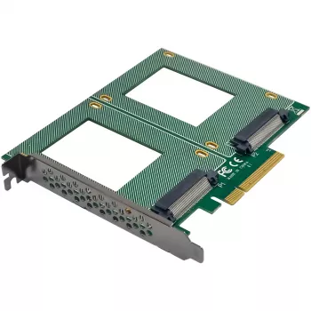 InLine 76660P Vidinė U.2 adapterio PCIe kortelė, vyriškoji jungtis, 4 Gbit/s, 3.3 V