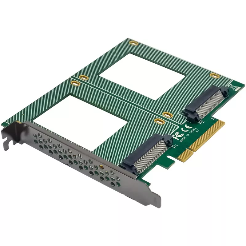InLine 76660P Vidinė U.2 adapterio PCIe kortelė, vyriškoji jungtis, 4 Gbit/s, 3.3 V