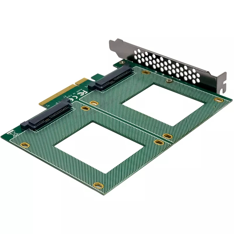 InLine 76660P Vidinė U.2 adapterio PCIe kortelė, vyriškoji jungtis, 4 Gbit/s, 3.3 V