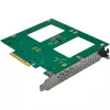InLine 76660P Vidinė U.2 adapterio PCIe kortelė, vyriškoji jungtis, 4 Gbit/s, 3.3 V