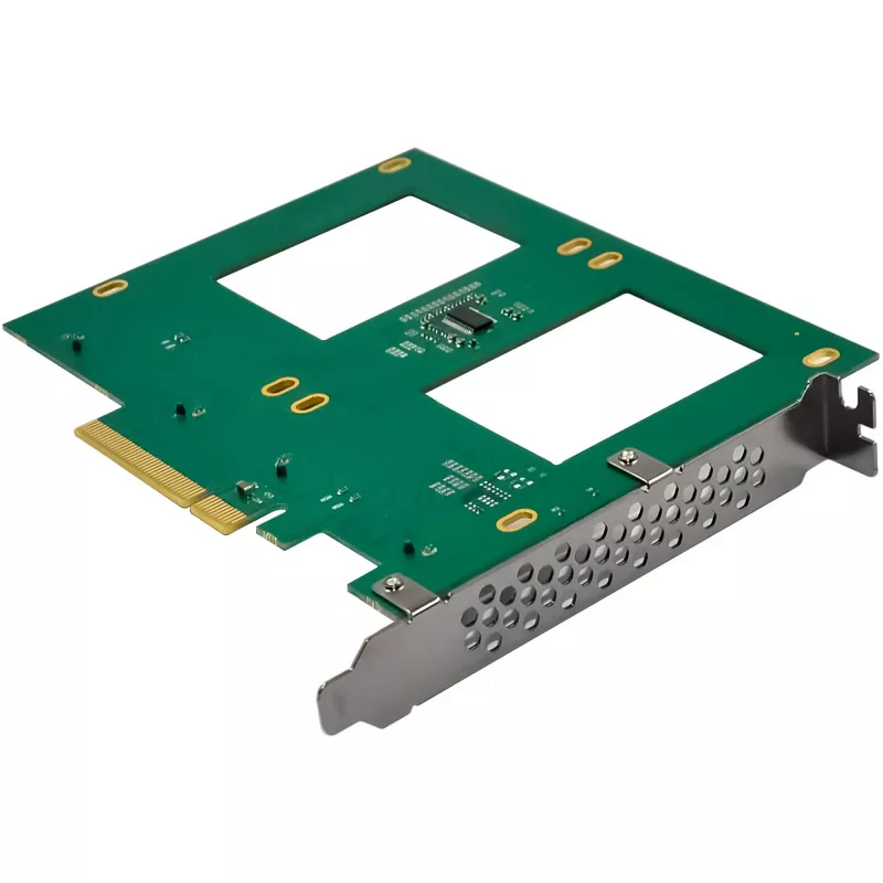 InLine 76660P Vidinė U.2 adapterio PCIe kortelė, vyriškoji jungtis, 4 Gbit/s, 3.3 V