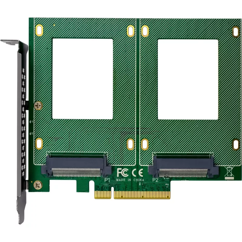 InLine 76660P Vidinė U.2 adapterio PCIe kortelė, vyriškoji jungtis, 4 Gbit/s, 3.3 V