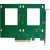 InLine 76660P Vidinė U.2 adapterio PCIe kortelė, vyriškoji jungtis, 4 Gbit/s, 3.3 V