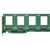InLine 76660R Vidinė U.2 sąsajos kortelė PCIe Vyriška 4 Gbit/s