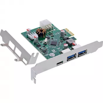 InLine 76661M sąsajos plokštė / adapteris vidinis USB 3.2 Gen 1 (3.1 Gen 1), USB Type-C
