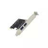 InLine 2+2 prievadų USB 3.2 Gen.1 pagrindinis valdiklis, PCIe, su SATA maitinimu ir žemo profilio kronšteinu