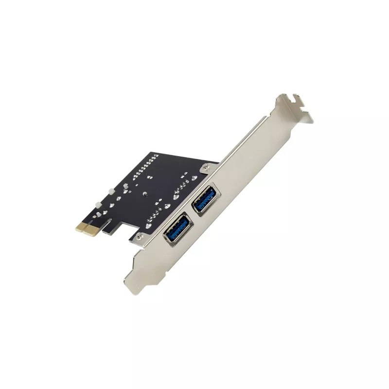 InLine 2+2 prievadų USB 3.2 Gen.1 pagrindinis valdiklis, PCIe, su SATA maitinimu ir žemo profilio kronšteinu