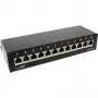 InLine Patch Panel Cat.6A stalo / sienos komplektas 12 prievadų juodas RAL9005