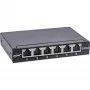 InLine Patch panel Cat.6A 0,5U 6 prievadų, stalo/sienos/stovo, juodas su dulkių apsauga