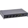 InLine Patch panel Cat.6A 0,5U 6 prievadų, stalo/sienos/stovo, juodas su dulkių apsauga