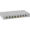 InLine Patch panel Cat.6A 0,5U 8 prievadų, stalas/siena/bėgelis, pilka, dulkių apsauga