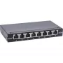 InLine Patch panel Cat.6A 0,5U 8 prievadų, stalo/sienos/bėgio montavimui, juodos spalvos, su dulkių apsauga