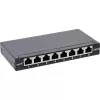 InLine Patch panel Cat.6A 0,5U 8 prievadų, stalinis / sieninis montavimas, juodas RAL9005