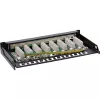 InLine Patch panel Cat.6A 0,5U 8 prievadų, stalinis / sieninis montavimas, juodas RAL9005