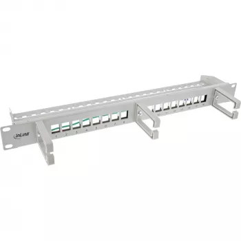 Patch panel InLine 76822A 1U pilka