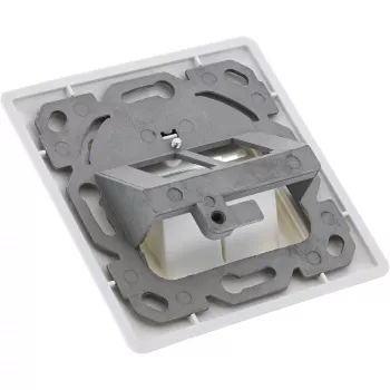 InLine Cat.6A įleidžiama dėžutė 2x RJ45 balta RAL9010