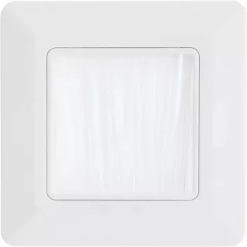 Sieninis rėmelis su šepetėliu InLine 78501 televizoriui, plastikinis, baltas RAL9010, 80×80 mm