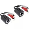InLine RCA garso adapterių rinkinys per LAN / Ethernet / RJ45 2 vnt.