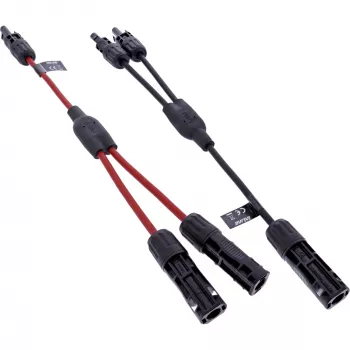 InLine 95020 saulės kabelių Y-skirstytuvas žemai/vidutinei/aukštai įtampai, 4 mm², 1500 V, 30 A, 0,36 m