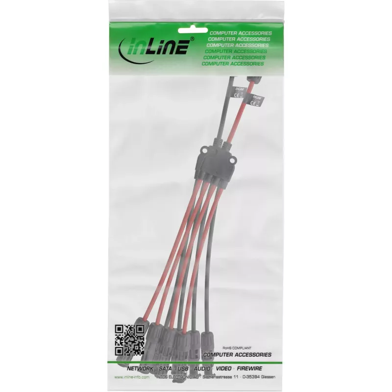 InLine 95040 saulės kabelio Y-skirstytuvas, 4 mm², 1500 V, 30 A, 0,42 m