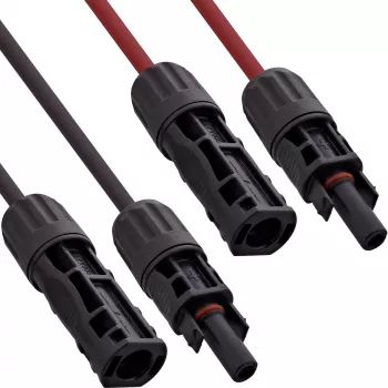 Vidutinės įtampos kabelis InLine 95410 1500V 10m Raudonas Juodas