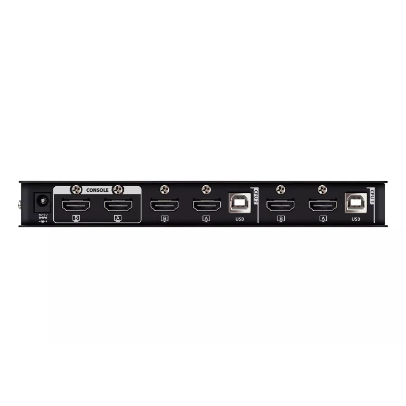 ATEN CS742H 2 prievadų USB 4K HDMI dviejų monitorių KVM jungiklis (su kabeliais)
