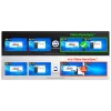 ATEN CS742H 2 prievadų USB 4K HDMI dviejų monitorių KVM jungiklis (su kabeliais)