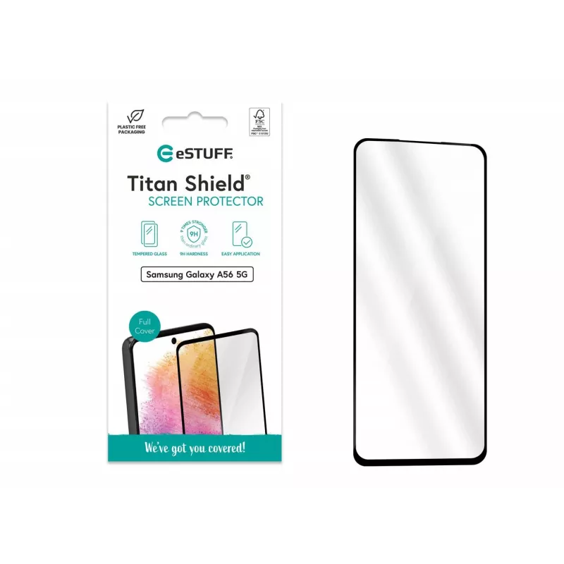 eSTUFF ES504119 apsauginis stiklas Samsung Galaxy A56 5G skaidrus