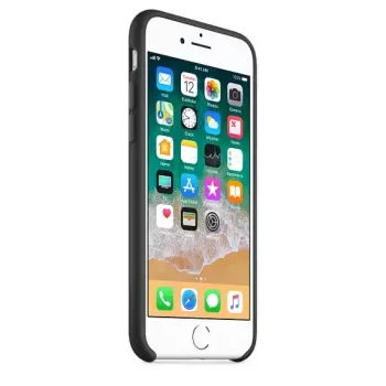 Apple MQGK2ZM/A silikoninis dėklas iPhone 8/7 juodas