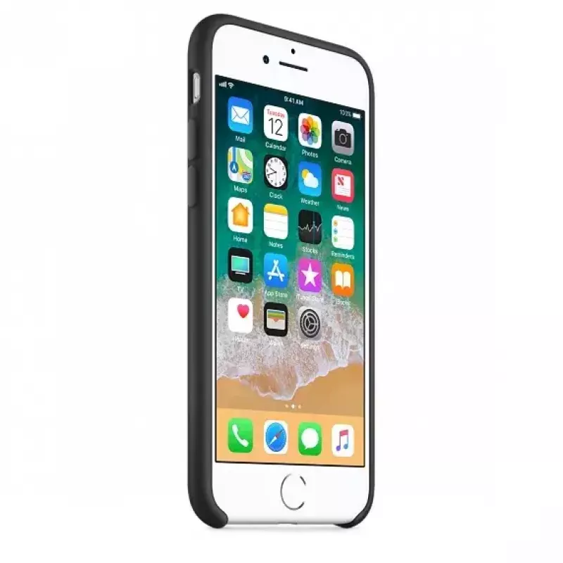 Apple MQGK2ZM/A silikoninis dėklas iPhone 8/7 juodas