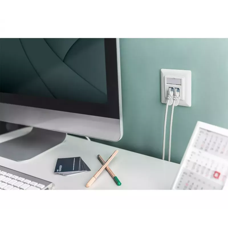 Grotelė daugialypės terpės / Keystone moduliams Digitus DN-93831