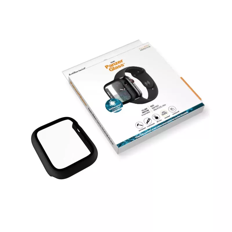 PanzerGlass ® Full Body Case juodas Apple Watch SE 3 | SE | 6 | 5 | 4 | 44mm